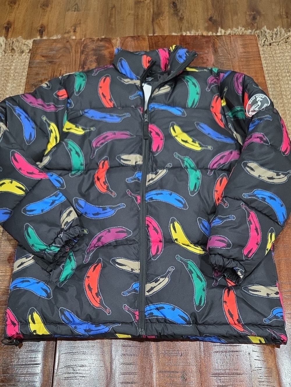 WESC Banana Puffee Coat NWT